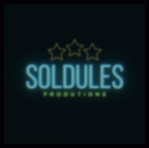 Soldules Productions Neon Sign with Three Stars