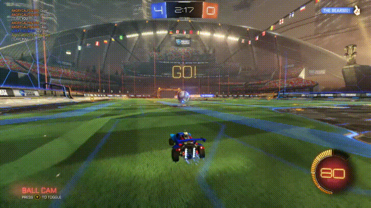 Solo Goal Rocket League GIF