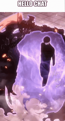 Solo Leveling Floating GIF