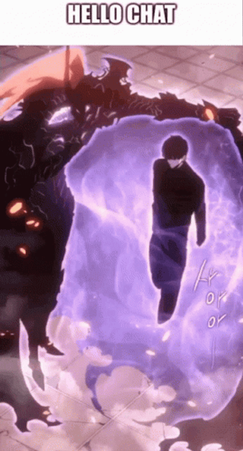 Solo Leveling Floating GIF