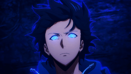 Solo Leveling Sung Jin Woo With Blue Aura GIF