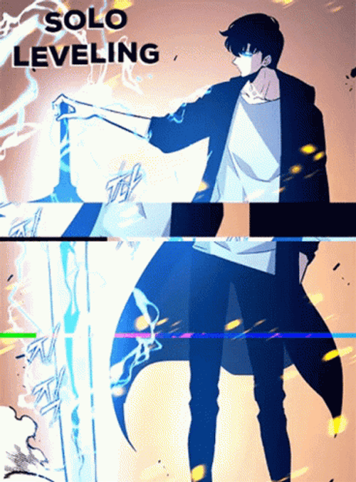 Solo Leveling With Big Sword GIF