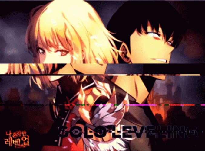 Solo Leveling With Cha Hae In GIF