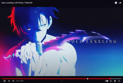Solo Leveling With His Blade GIF