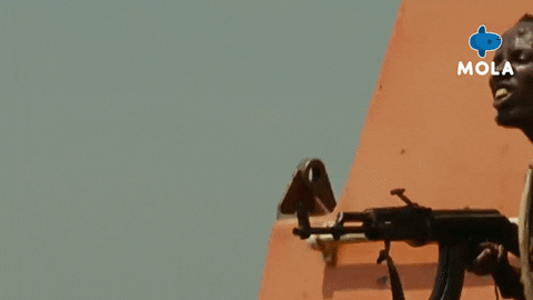 Somalia Man With Gun GIF