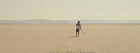 Somalia Man With Stick GIF