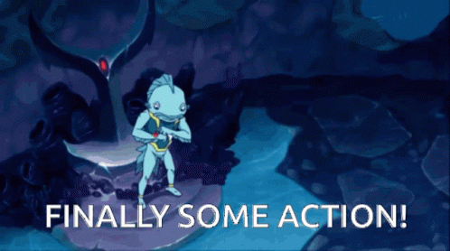 Some Action Finally Meme GIF