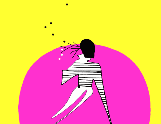 Someone Dancing Animated Pink Ball GIF