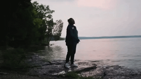 Someone Dancing While Singing GIF