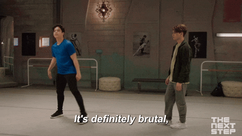 Someone Dancing While Teaching Other Guy GIF