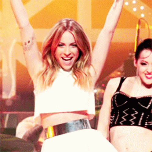 Someone Dancing With Hands Up High GIF