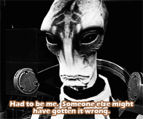 Someone Else Might Have Gotten It Wrong Written On A Black And White Photo GIF