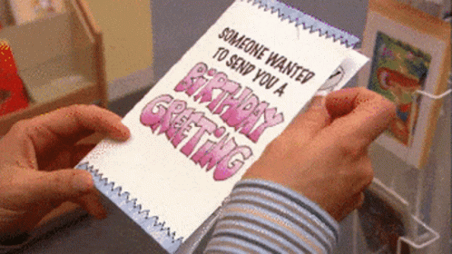 Someone Wants To Send You A Birthday Greeting GIF