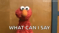 Sometimes Elmo The Puppet Shrugging GIF