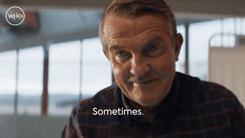 Sometimes Smiling And Nodding GIF