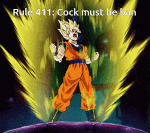 Son Goku Rule 411 Over 9000 Must Be Ban GIF