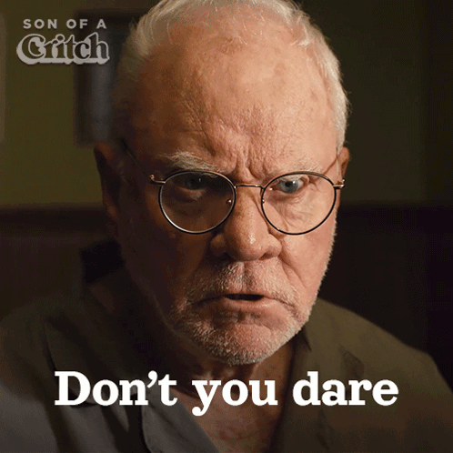 Son of a Grinch Poster Older Man with Glasses