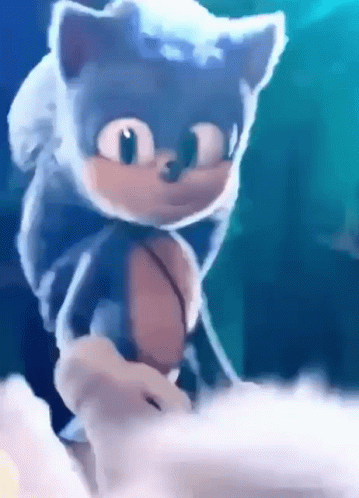 Sonic 2 Peace Sign GIF