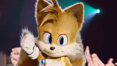 Sonic 2 Tails Cheering Moment GIF