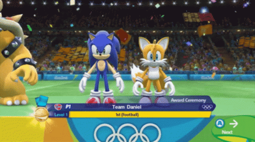Sonic And Miles Power In Game GIF