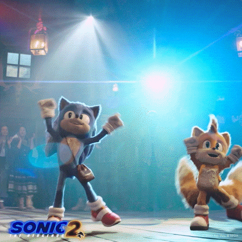 Sonic And Tails Dancing GIF
