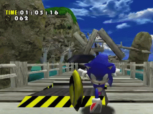 Sonic Chased By Orca GIF