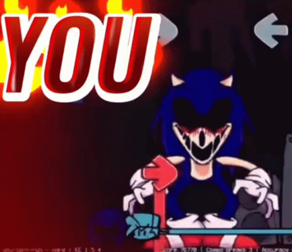 Sonic Exe Explaining To Do GIF