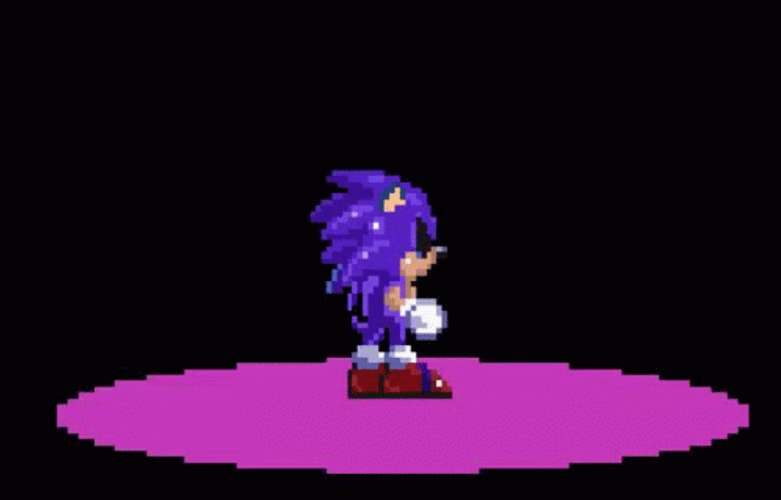 Sonic Exe Rotating Dance GIF