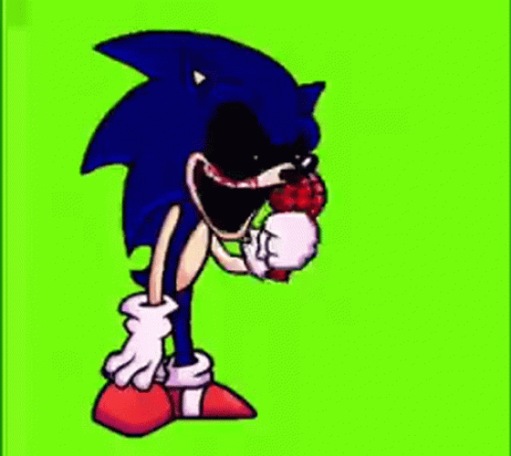 Sonic Exe The Hedgehog Shouting GIF