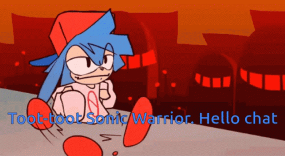 Sonic Exe Toot Toot Sonic Warrior GIF