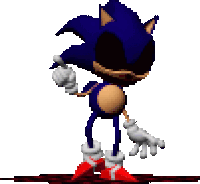 Sonic Exe Up Pose Sticker GIF