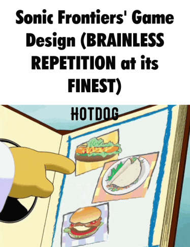 Sonic Frontiers Game Design Repetition