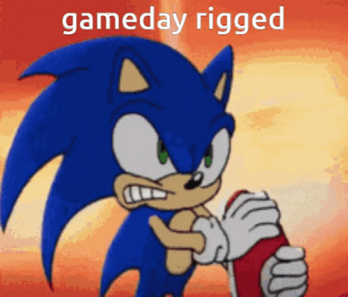Sonic Gameday Rigged GIF