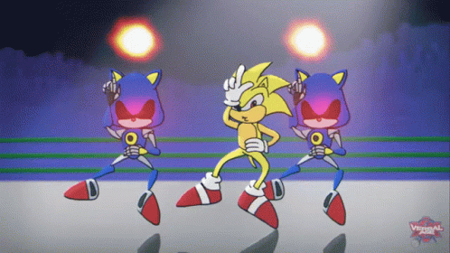 Sonic L Dance With Robots GIF