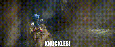 Sonic Looking For Knuckles Sonic The Hedgehog Movie GIF