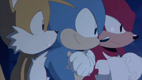 Sonic Mania And Knuckles Dancing GIF
