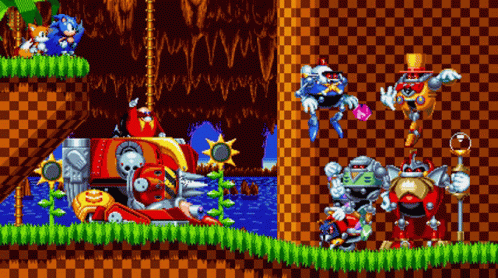 Sonic Mania Green Hill Zone GIF