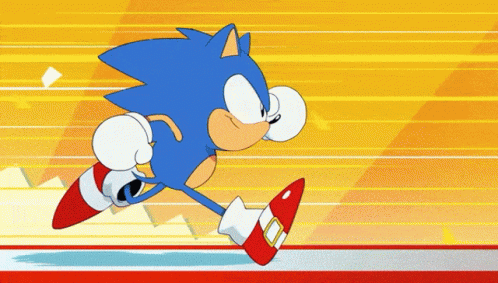 Sonic Mania Hedgehog Race GIF