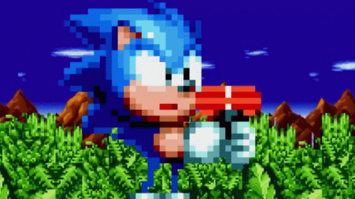 Sonic Mania Invisible Enemies GIF