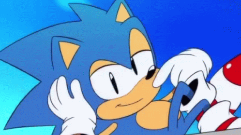 Sonic Mania Peace Sign GIF