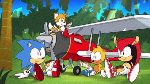 Sonic Mania Picnic Party Time GIF