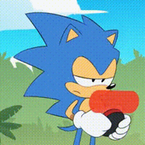 Sonic Mania Playing Bored GIF