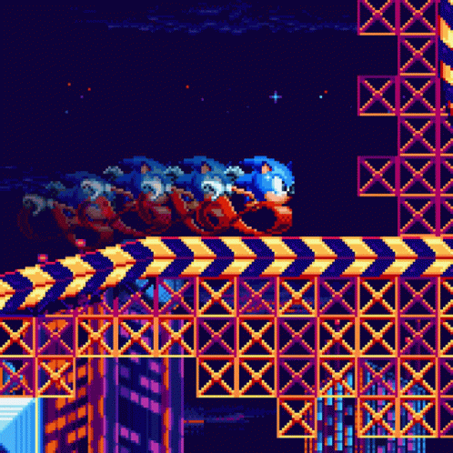 Sonic Mania Sonic The Hedgehog Running GIF