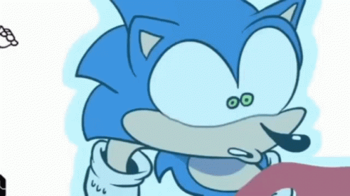 Sonic Meme Screaming GIF