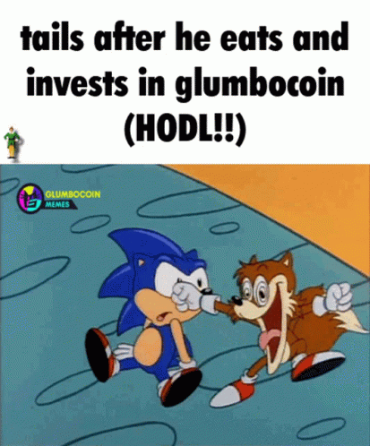 Sonic Meme Tails After He Eats And Invest GIF