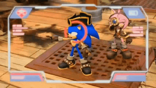 Sonic Prime Amy Rose Is Shocked GIF