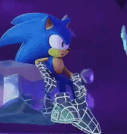 Sonic Prime Little Guy With See Through Shoes GIF