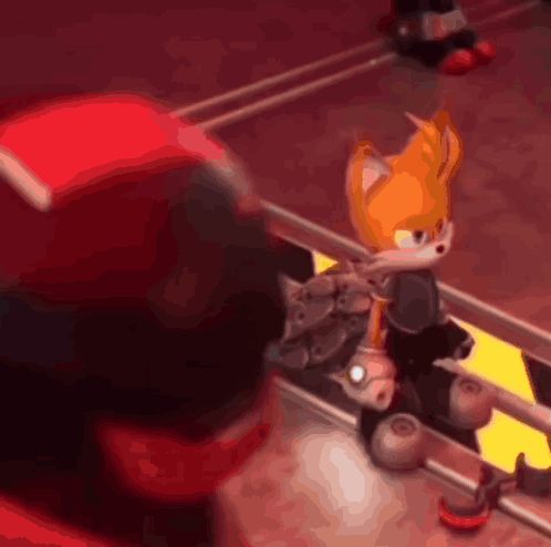Sonic Prime Looking Back GIF