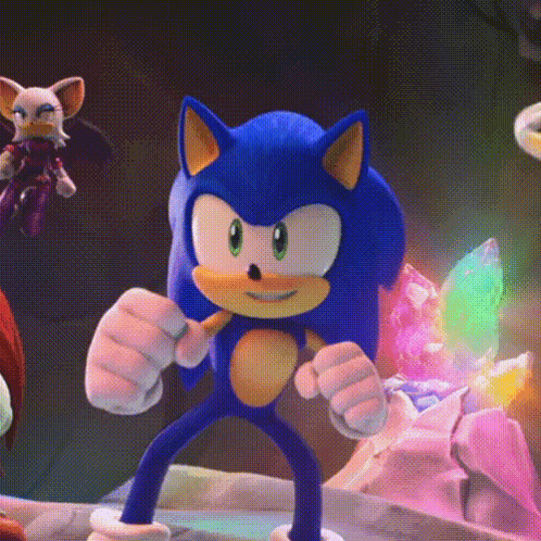 Sonic Prime Ready To Fight GIF