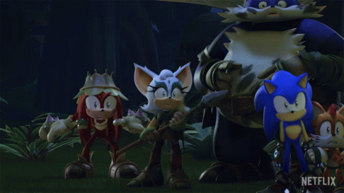 Sonic Prime Rouge The Bat Is Shocked GIF